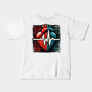 Heart Electrocardiogram Kids T-Shirt